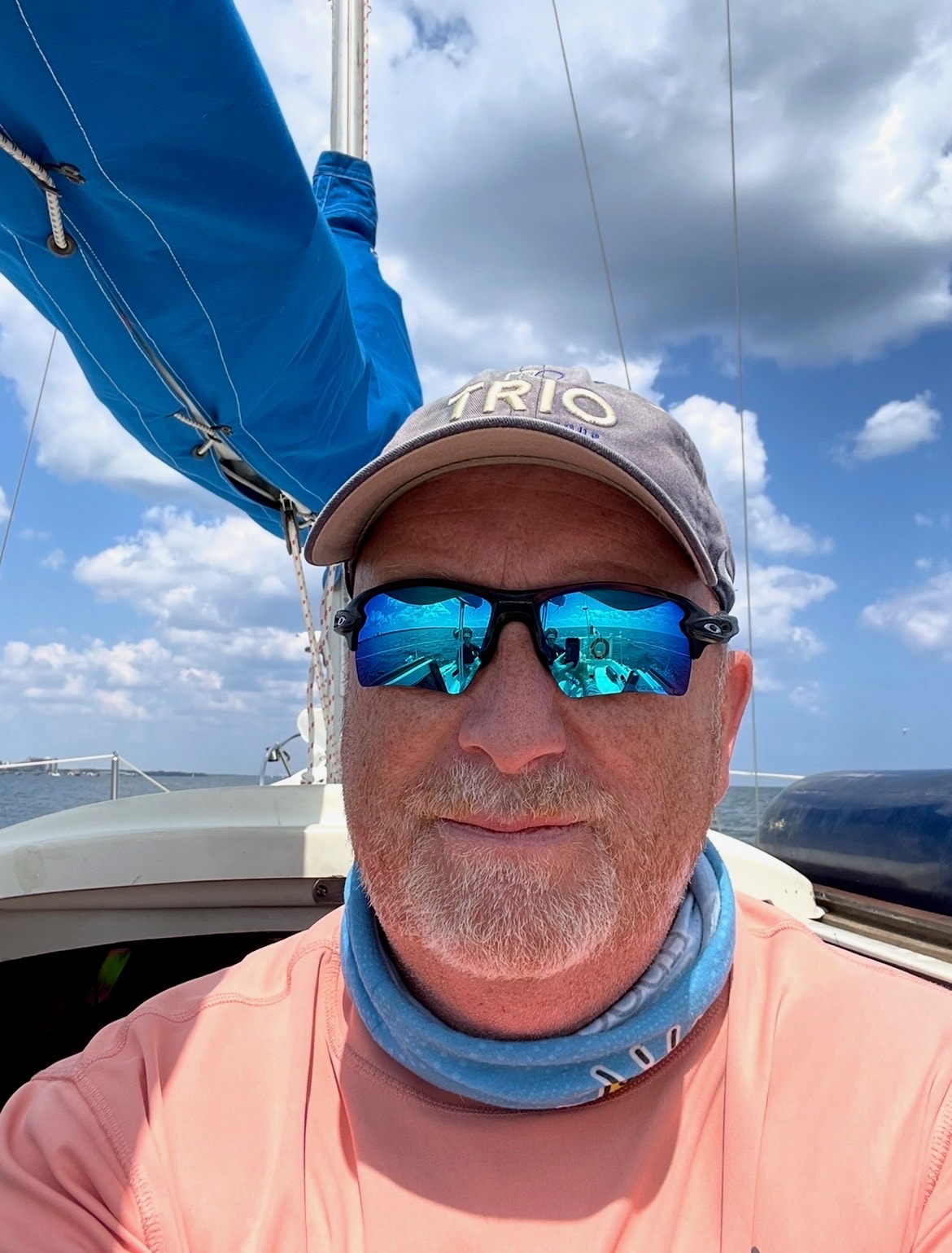 Ty Shattuck sailing — always seeking fair winds